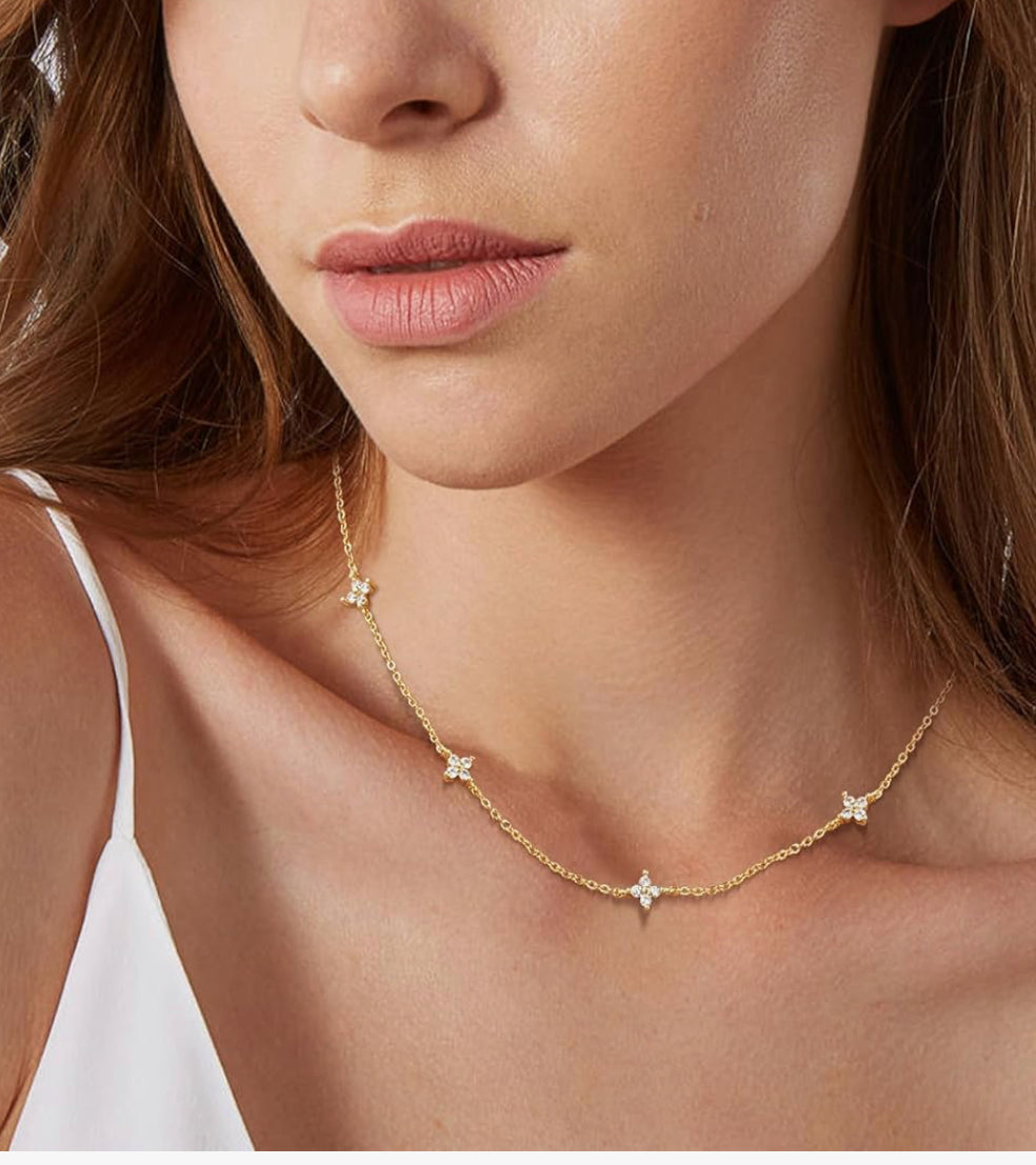 Dainty Diamond Necklace