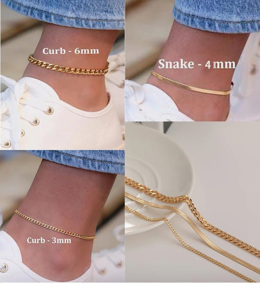 Chain Anklet Set