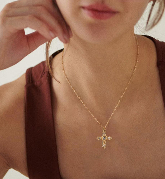 Diamond Cross Necklace