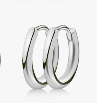 Thin Huggie Hoops
