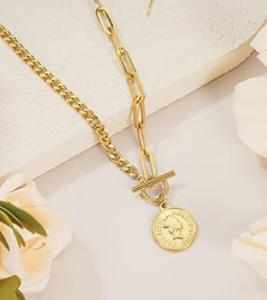 Toggle Coin Necklace