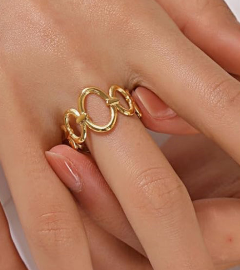 Oval Boho Ring