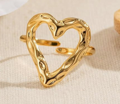 Heart Made of Gold Ring