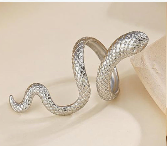 Textured Snake Ring