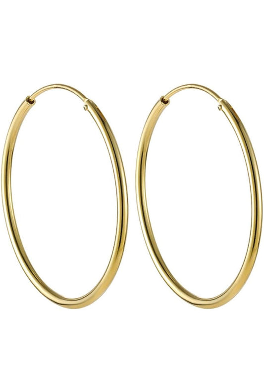 Thin Hoop Earrings