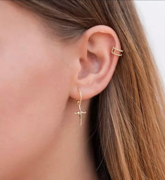 Saint Cross Earrings