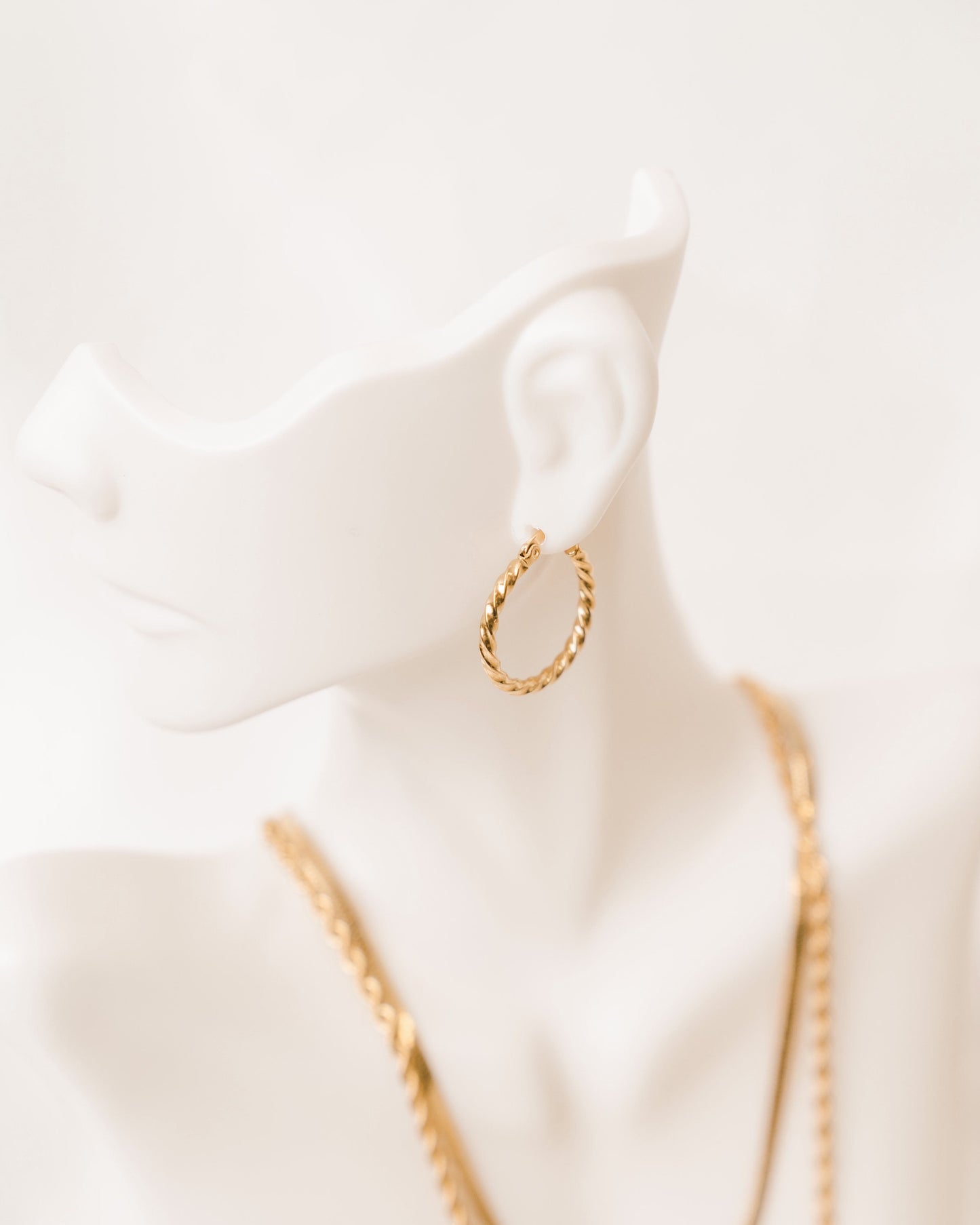 Twist Hoop Earrings